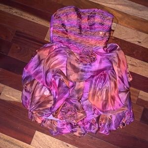 Mini multicolor Prom Dress